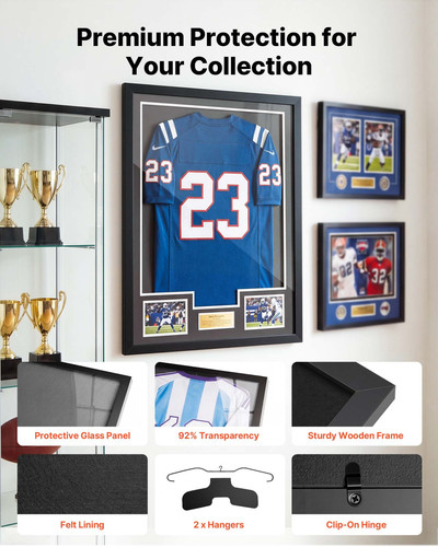 Jersey frame display case - frame,